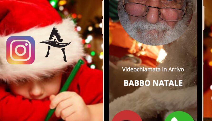 regala al tuo bimbo una videochiamata con babbo natale