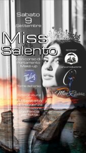 Elezioni Miss Salento 2023 a settembre